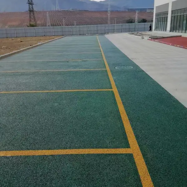 玉林北流彩色透水混泥土压花压印地坪来电咨询