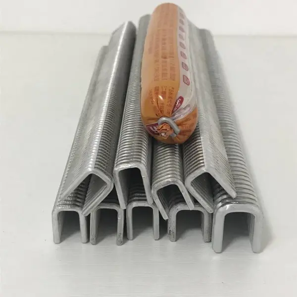 工厂直供u型卡扣Z401肉制品化工软包装封口用铝扣铝夹