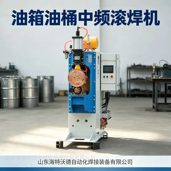 汽车油箱油桶中频变频滚焊机 气动环缝直缝密封滚焊专用焊机