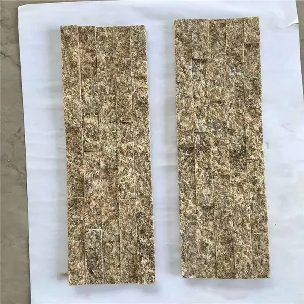 创盛石材 米黄色文化石 虎皮黄文化石厂家 园林别墅外墙石材