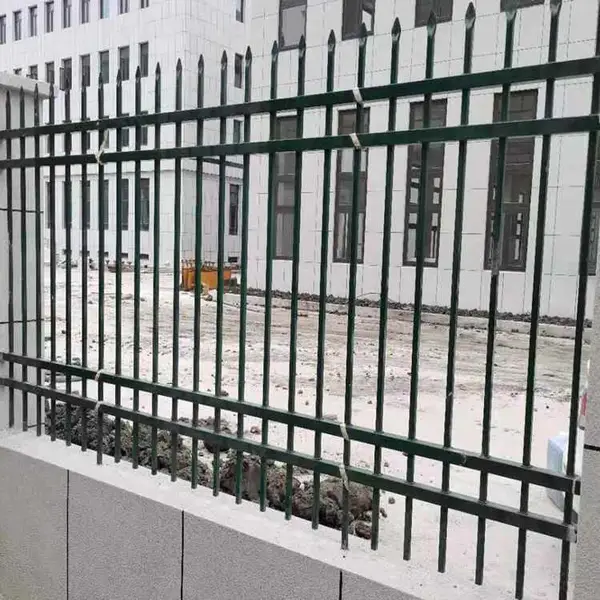 锌钢护栏网别墅围栏 小区栅栏黑颜色骏烁支持定制
