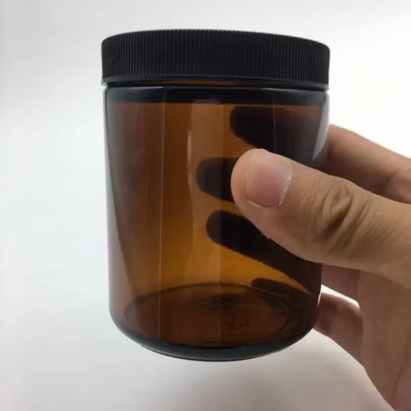 土壤棕色瓶/四氟垫片广口瓶/聚四氟乙烯大口瓶 型号:OO122-500ml库号:M185354