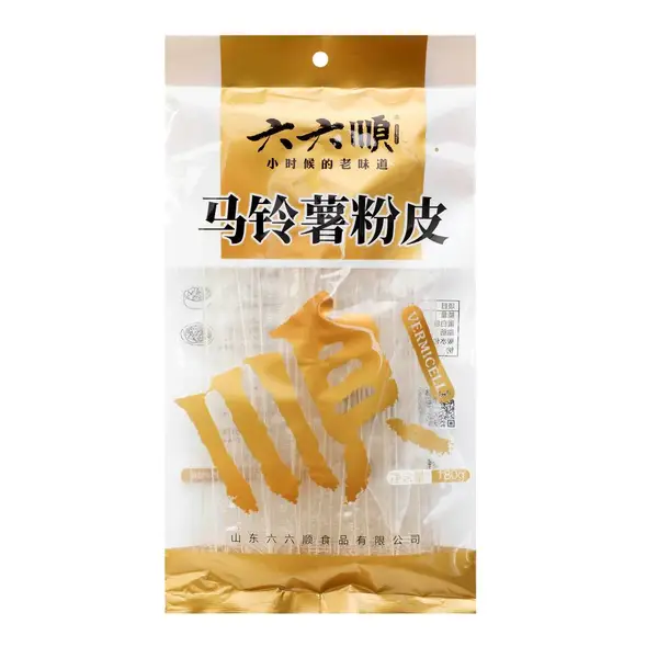 工厂直批马铃薯粉皮180克无添加精制炖菜圆粉条土豆粉皮