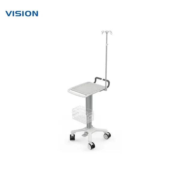 带伸缩挂杆储物网篮输液泵推车 VISION HR|护理专用 支持OEM/ODM定制