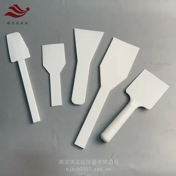 聚四氟乙烯沉淀铲湿晶体收集铲高纯样品分装勺四氟收集药勺定制