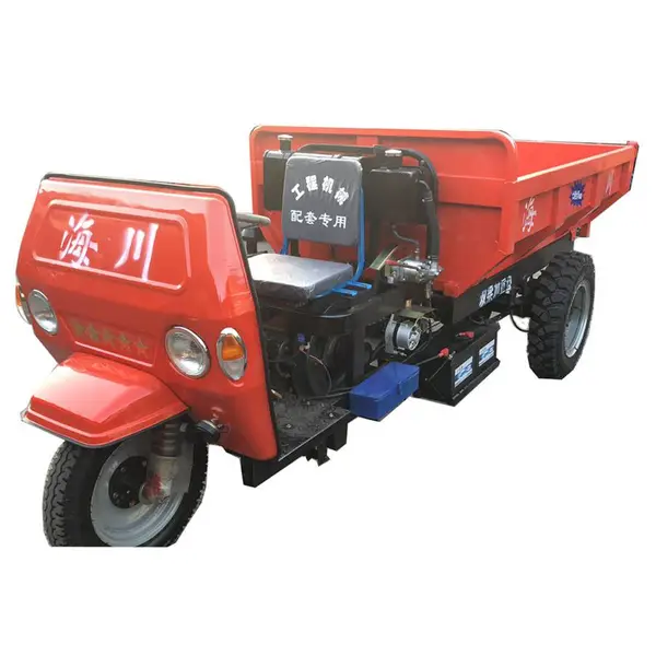 小型柴油三轮车 18马力工程三轮车 液压自卸三轮车
