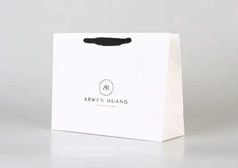 定制铜版纸袋 手提礼品袋 服装店购物袋 印刷logo 尺寸可调