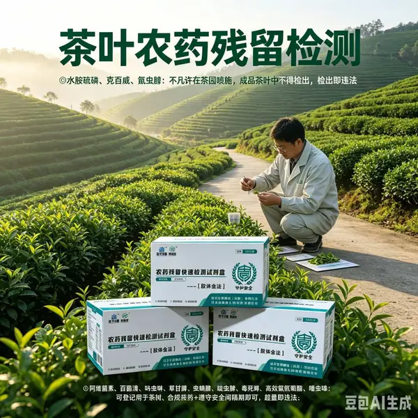 茶叶噻虫嗪农残快检卡