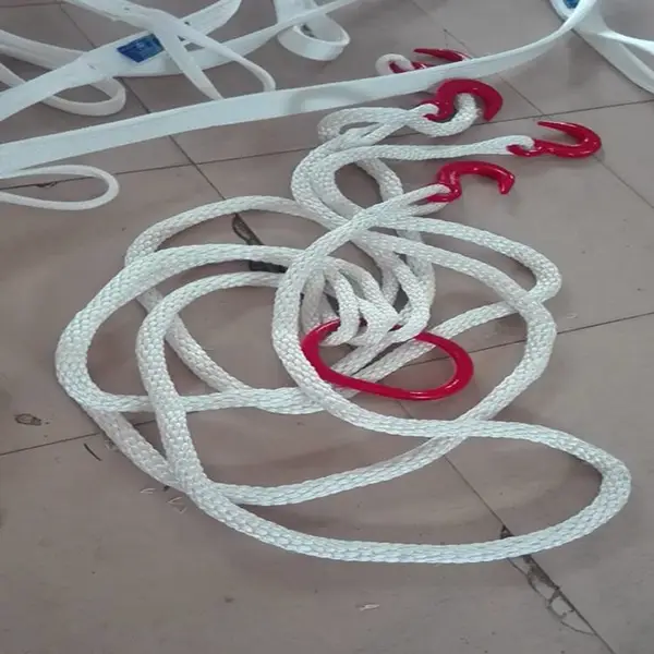 神州SW04尼龙绳索具钢 丝绳牵引绳 拖车绳 蚕丝绳 绝缘绳 安全绳 蚕丝安全带保护绳钩 锦纶丝绳索