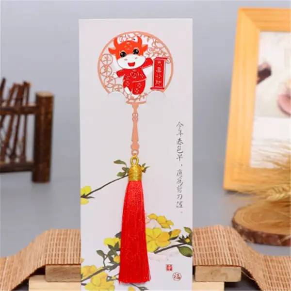 铜质书签定制企业纪念礼品订做文创奇趣个性形象人形模型书标签