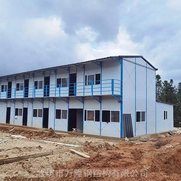 集装箱板房 打包箱报刊亭 山东工地双层框架板房 一手货源安装快