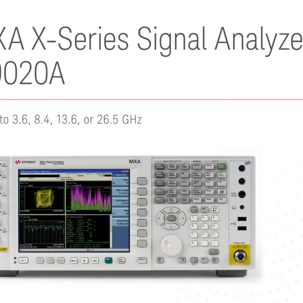 N9020A MXA �źŷ����ǣ�10 Hz �� 26.5 GHz �ֻ����۶���Ƶ�׷�����