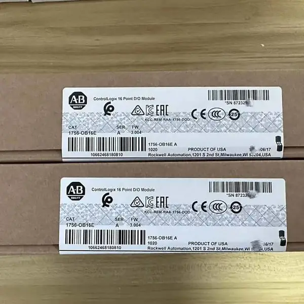 美国AB罗克韦尔1756-L63 ControlLogix 8 MB内存控制器