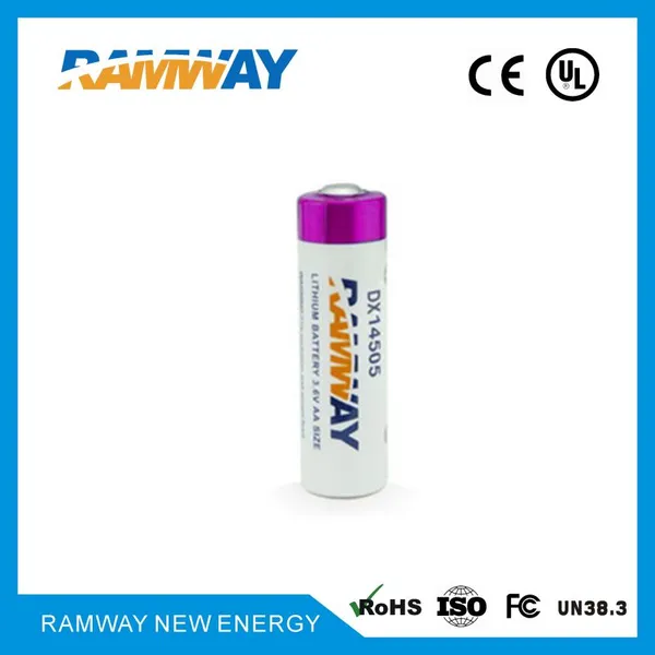 厂家直销 DX14505 睿奕ramway高电压3.9V锂硫酰氯电池