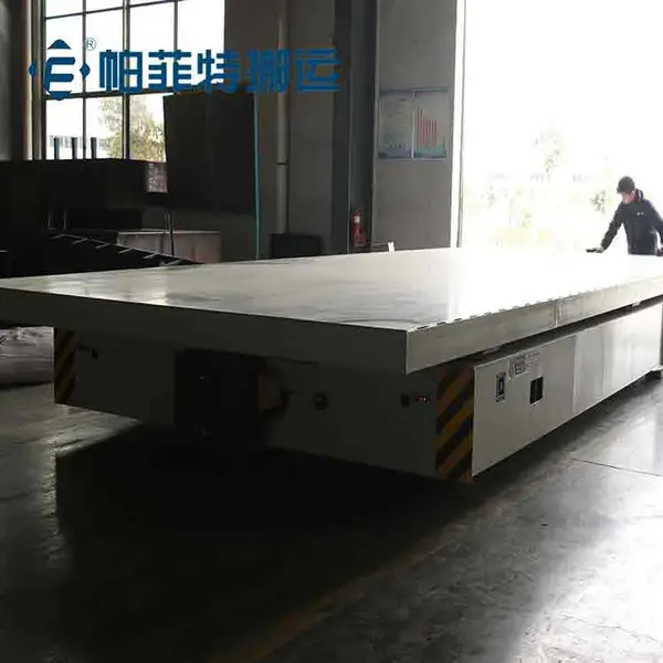 广西大轮电动平车价格 喷砂设备RGV搬运车 无轨电动平板车厂家