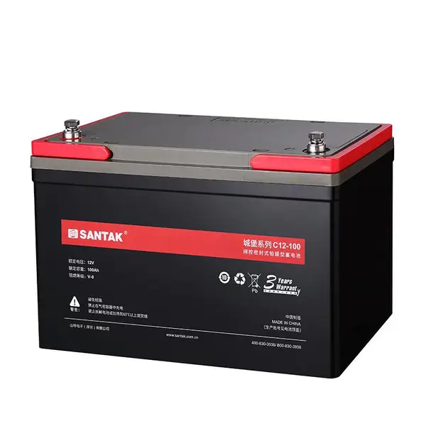 山特蓄电池 C12-100 直流系统12V100AH高低压配电柜配套电池
