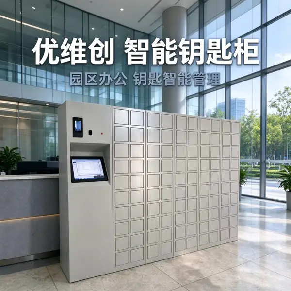 优维创人脸识别园区办公智能钥匙柜写字楼门禁钥匙管理rfid自动记录