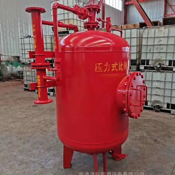 闭式泡沫水喷淋装置 压力式泡沫罐泡沫液贮罐 隔膜式泡沫灭火设备