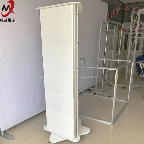 三角旋转五金拉手展架门锁安装展示柜可移动锁柜智能锁展示台