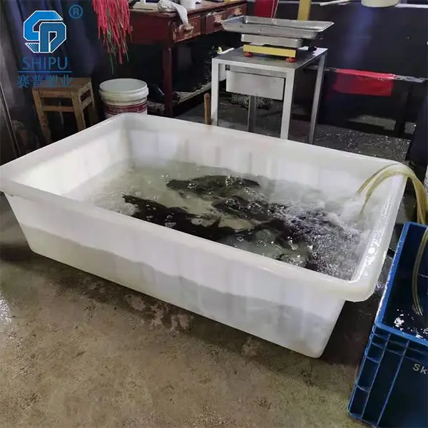 K1500L推布车 水产养殖pe滚塑牛筋水箱纺织印染落布车