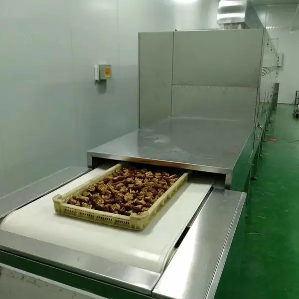 微波陈皮烘干杀菌机型号选康来机械微波kl-56kw-6的
