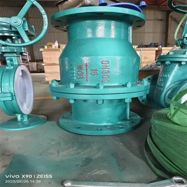 H42F46-10C DN100���ֳ�PTFE�ķ�����ʽֹ�ط�