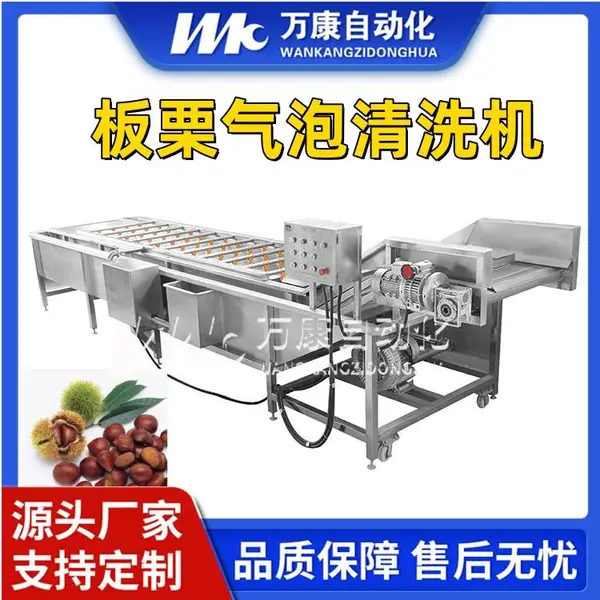 栗子加工整套流水线 板栗清洗机 全自动板栗仁清洗设备