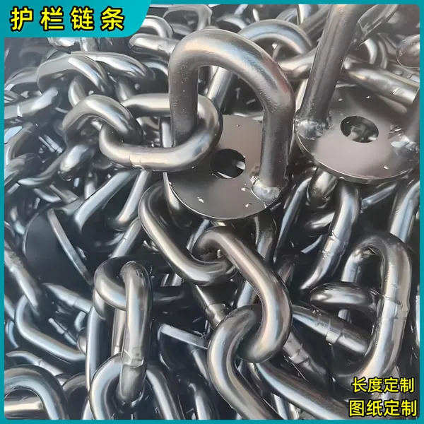 φ13mm链条镀锌景观链条 Q235材质输送链有挡链条