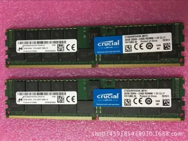 全新镁光 原厂32G DDR4 MTA36ASF4G72PZ-2G6服务器内存 RDIMM