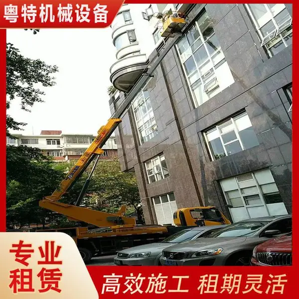 东莞石碣防撞车租赁 灯笼安装作业车租赁-装修上料