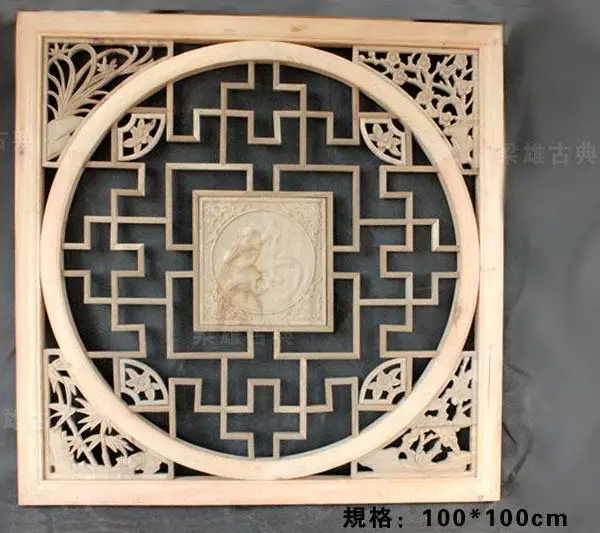 中式实木吊顶与窗花:传统与现代交织的诗意画卷
