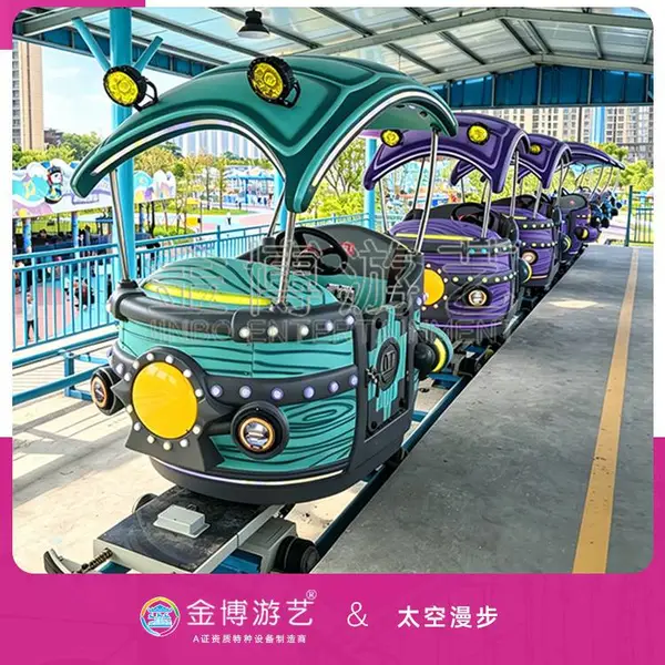 两人座舱太空漫步 公园主题乐园适用 架空轨道骑行 休闲观光游玩设备