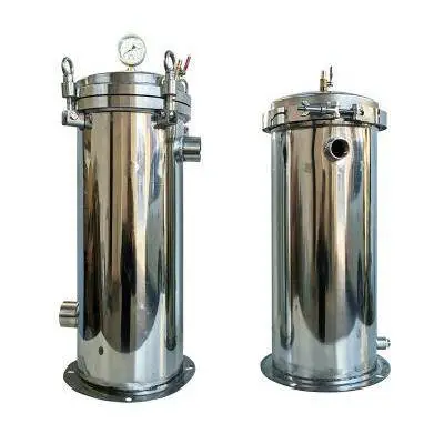 福建泉州供应农作物液体过滤器 耐酸碱腐蚀不锈钢袋式过滤器美固牌