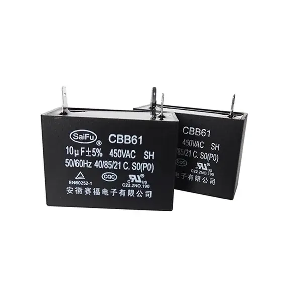 引线电容器Cbb61 10uf 450V 空气能热泵跑步机雕刻机剪线机电容