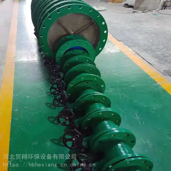 DN800玻璃钢阀门 贺翔手动涡轮玻璃钢风阀 耐温150