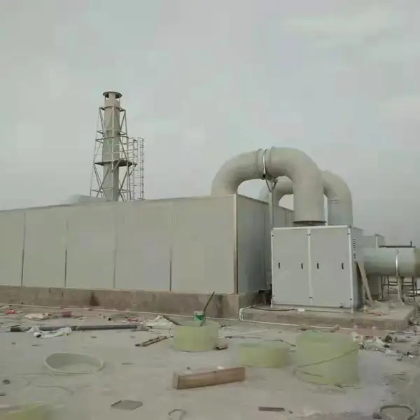 玻璃钢生物除臭箱安装,空气净化箱加工定制,河北