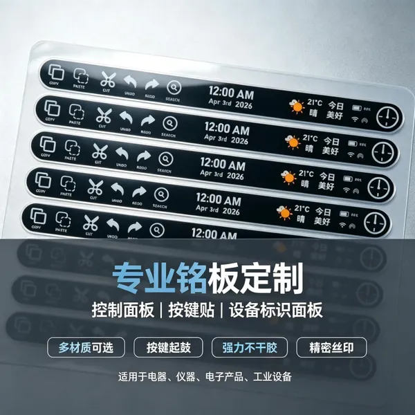 不锈钢仪器标牌定制 丝印实验室铭牌 耐腐蚀设备标识可印LOGO
