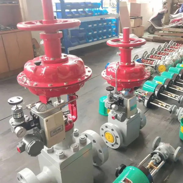 ZJHP -25C 气动调节阀 DN40 平衡式阀芯结构 轴向平衡力小 允许压差 稳定性好