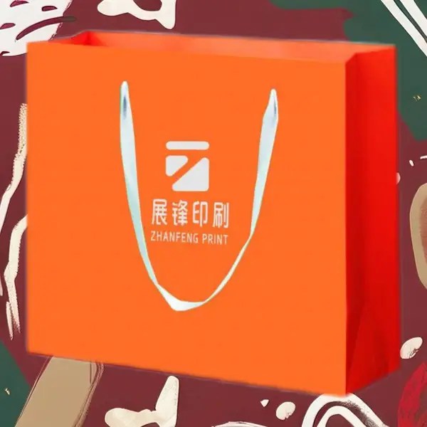 广州源头工厂中秋月饼手提袋定制 特种纸烫金月饼礼盒配套纸袋