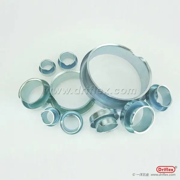 一洋五金铁镀锌豁口金属环接头配件机电设备穿线用内径10到100