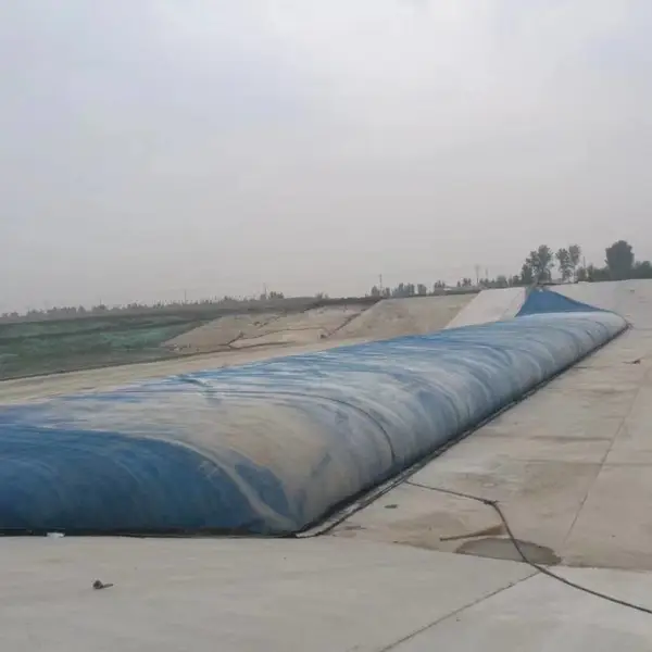 人工湿地生态橡胶坝 渗滤净化式橡胶坝 水环境治理