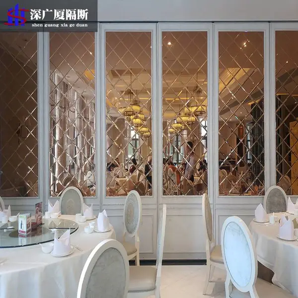 深广厦活动隔断酒店移动隔断墙办公室隔断墙板折叠门饭店隔音屏风高隔断厂家