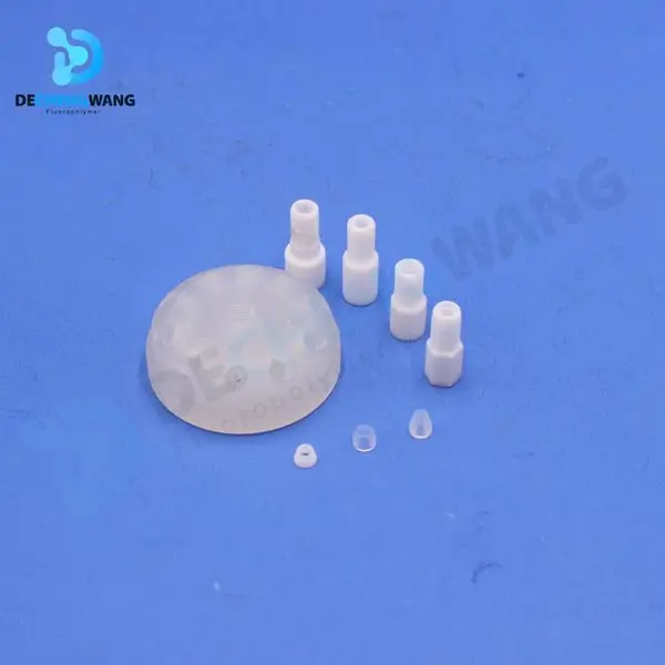 【德氟】水质分析耗材,管路连接件,聚四氟乙烯定制,PTFE制品,生产厂家
