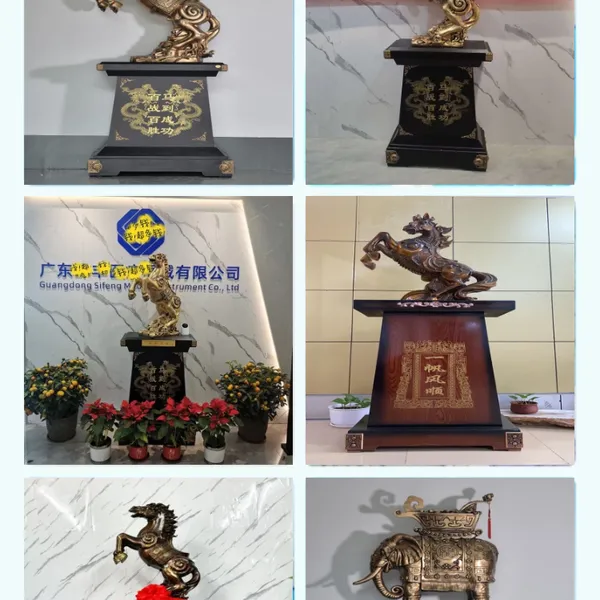 焕环祥实木开业乔迁摆件装饰工艺礼品办公室大堂周年庆礼树脂贺礼