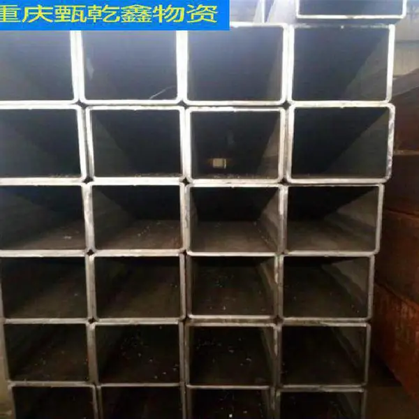 Q355材质 厚壁镀锌方矩管现货,加厚管壁承重强,厂房支架专用