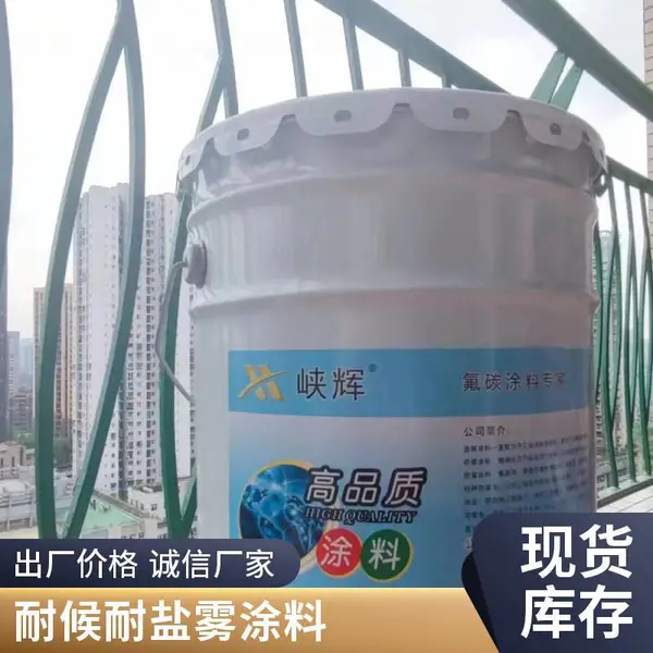 钢结构桥梁涂装防腐涂料 峡辉金属氟碳防腐油漆 双组份耐候防锈面漆