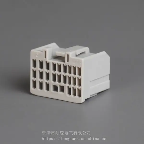 国产TE泰科 316372-6,Longsun 46043-24Y-6 灰色24P汽车连接器护套
