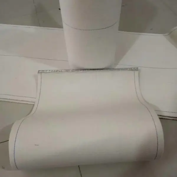 双锁边食品级帆布输送带,2mm灰色食品级帆布带