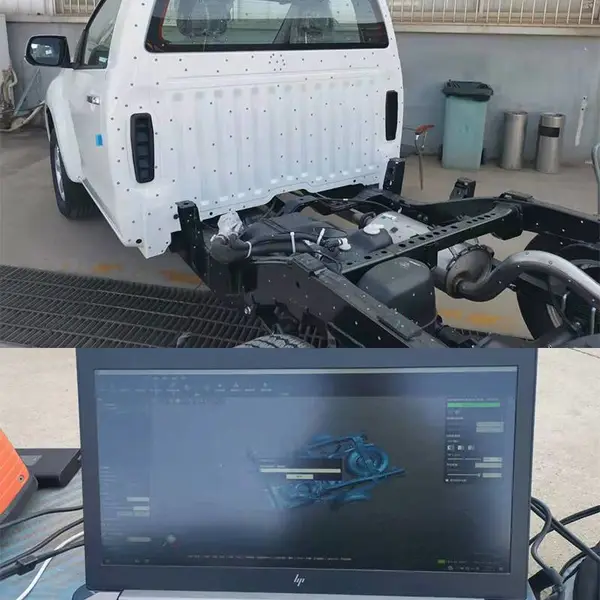 汽摩配件外观造型设计 3D蓝光扫描仪现场测绘