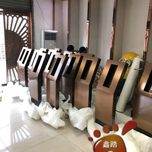 可视对讲立柱支架/门禁机外壳机台/地产单元刷卡感应机外壳定制